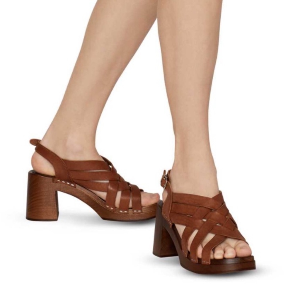 Swedish Hasbeens Vivi Sandals Size 9 (EU 40) - Picture 4 of 10